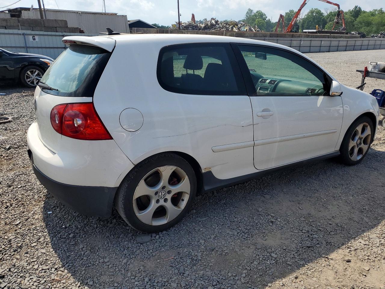 2008 Volkswagen Gti Белый vin: WVWEV71K98W115916