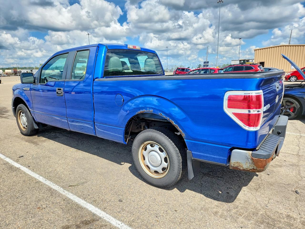 2010 Ford F150 Super Cab Blue vin: 1FTEX1CW7AFA94433