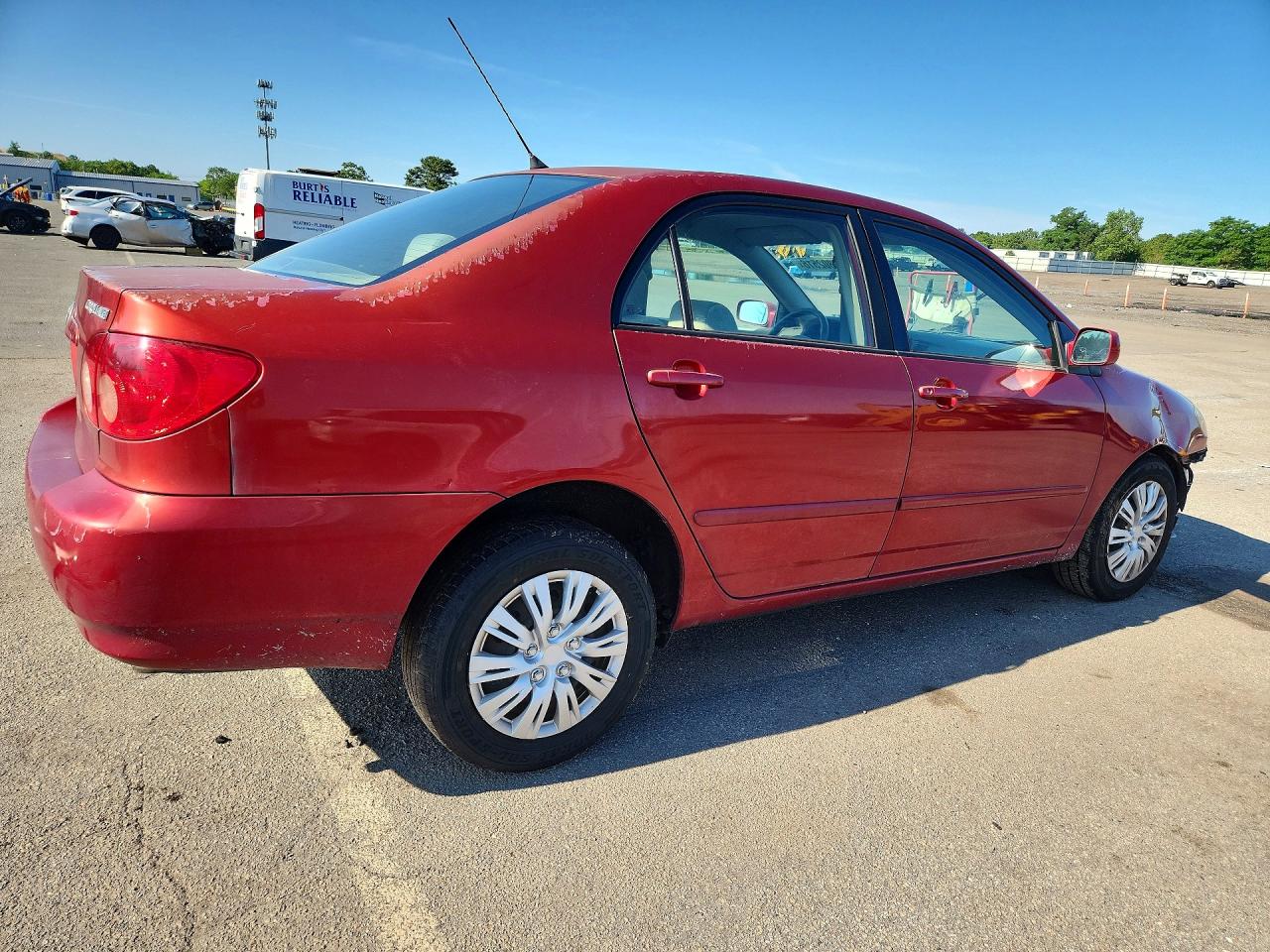 2006 Toyota Corolla Le Red vin: 2T1BR32EX6C560258