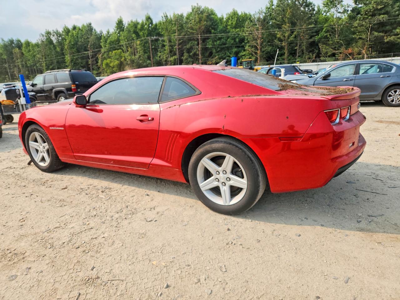 2011 Chevrolet Camaro Lt Red vin: 2G1FF1EDXB9100750