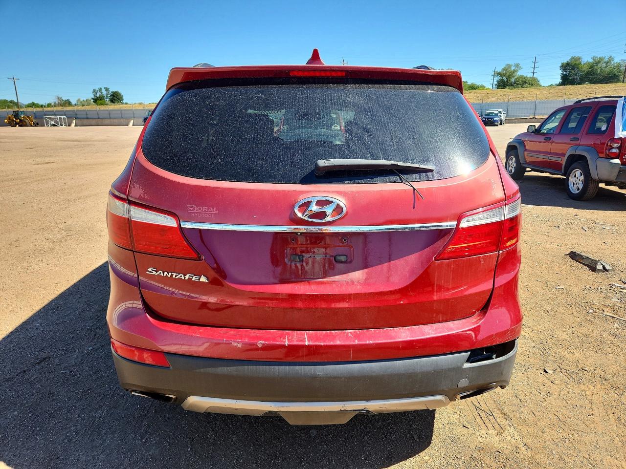2013 Hyundai Santa Fe Gls Red vin: KM8SN4HF6DU002212