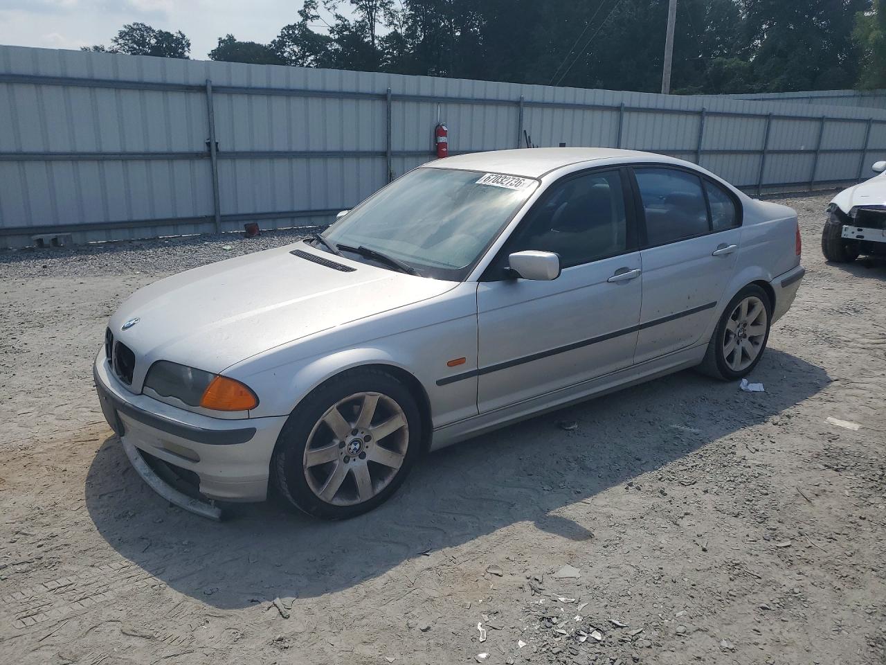 2001 Bmw 325 I Silver vin: WBAAV33411FU95908