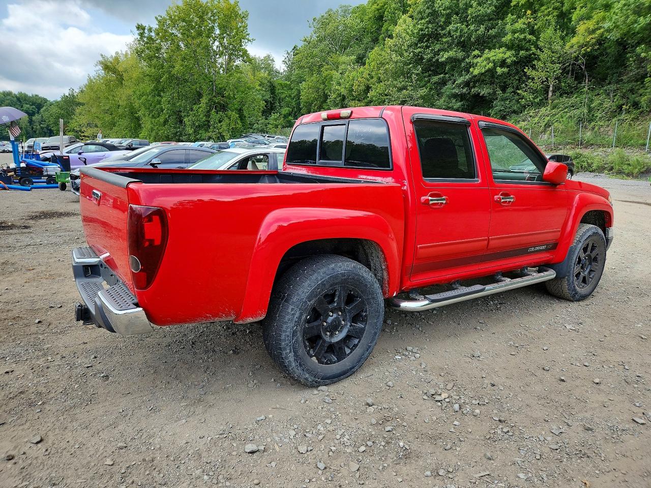 2012 Chevrolet Colorado Lt Red vin: 1GCHTDFE5C8148350