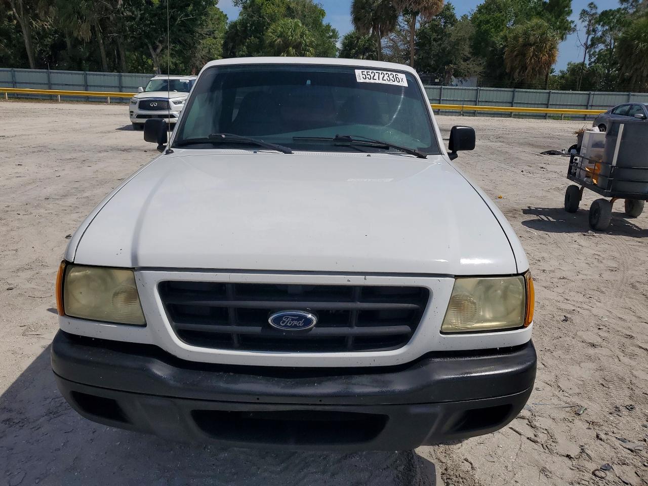 2003 Ford Ranger White vin: 1FTYR10D43PA13217