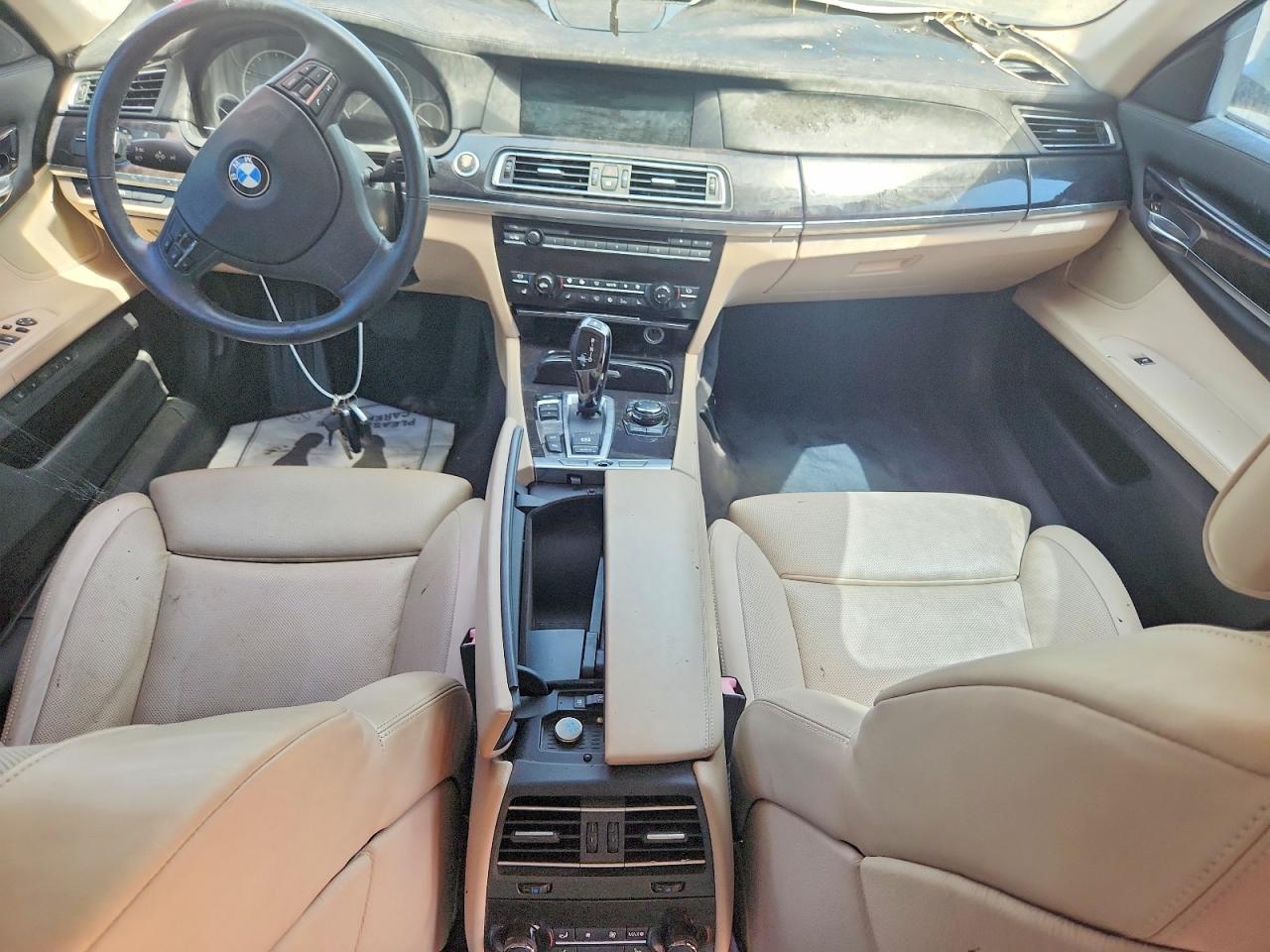 2009 Bmw 750 Li White vin: WBAKB835X9CY60053