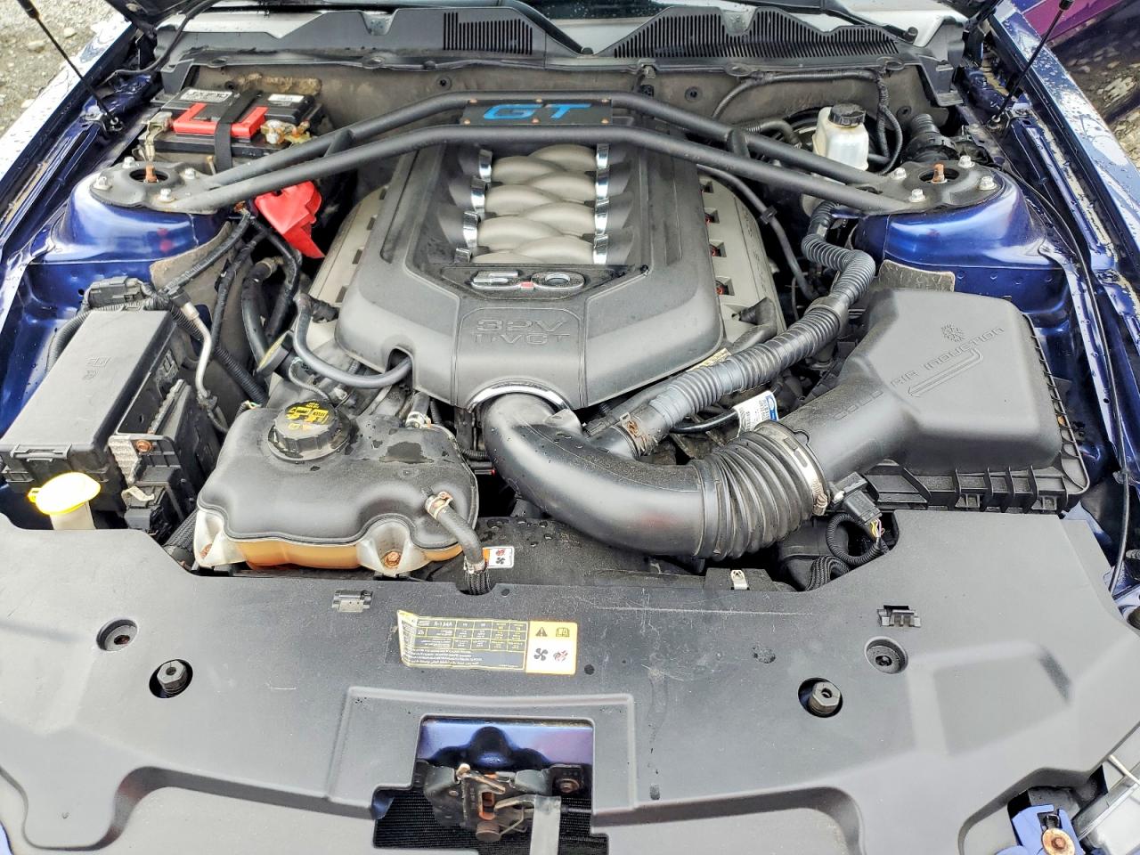 2012 Ford Mustang Gt Синий vin: 1ZVBP8CF8C5239979
