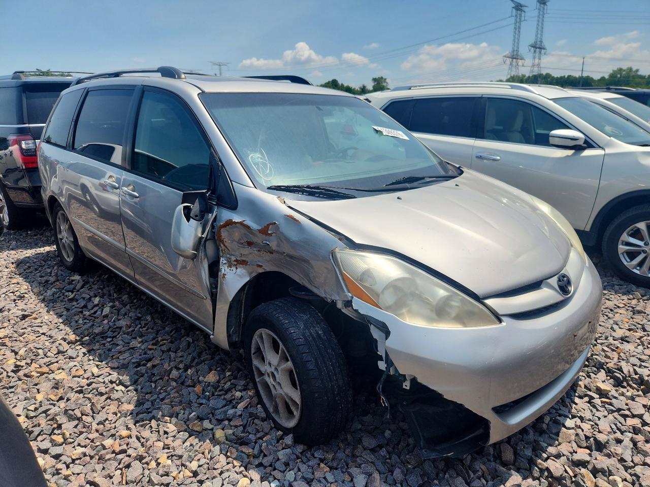 2006 Toyota Sienna Xle Silver vin: 5TDZA22C86S538426