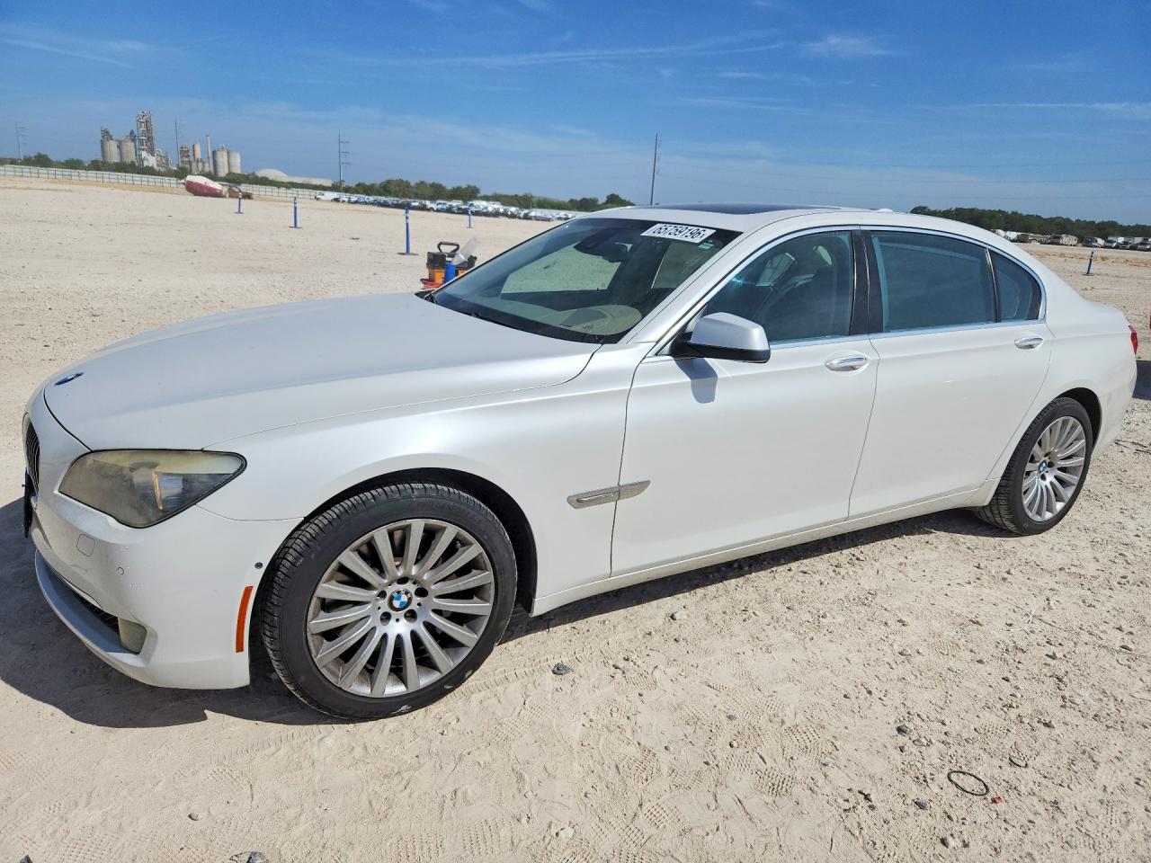 2012 Bmw 750 Li White vin: WBAKB8C58CC964497