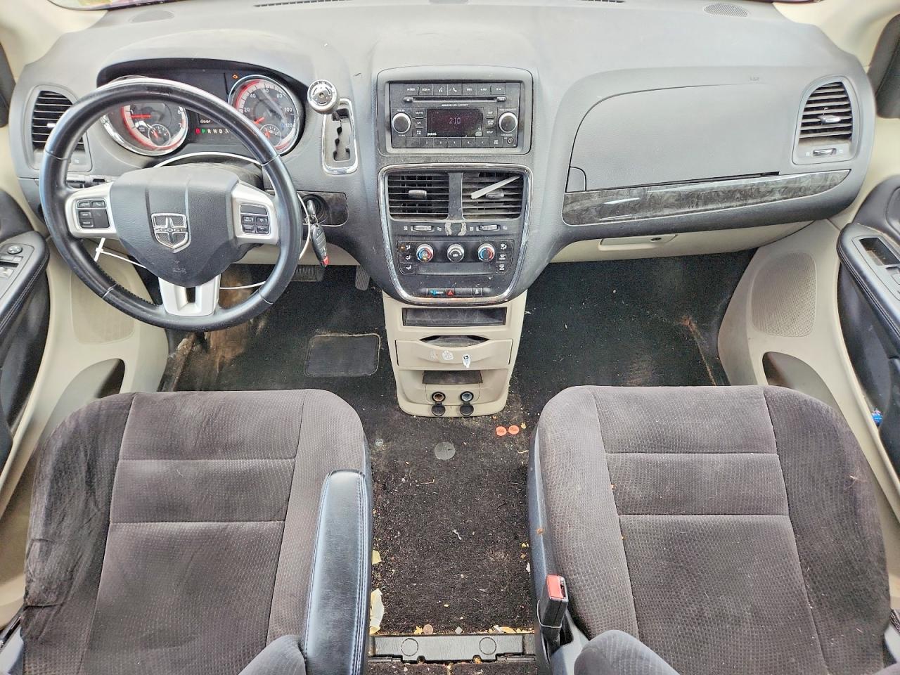 2014 Dodge Grand Caravan Se Maroon vin: 2C4RDGBG7ER420771