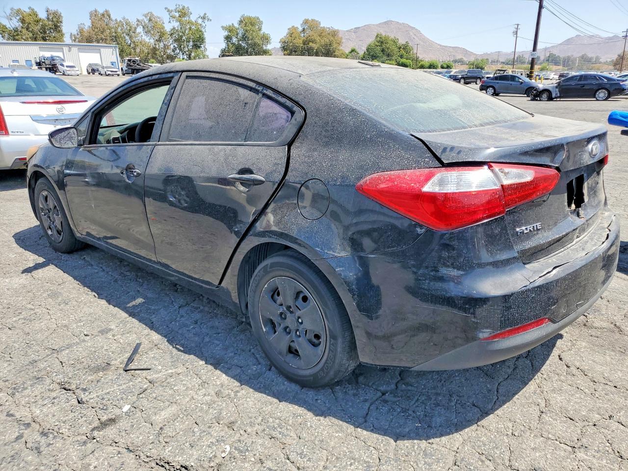 2014 Kia Forte Lx Black vin: KNAFK4A69E5226088