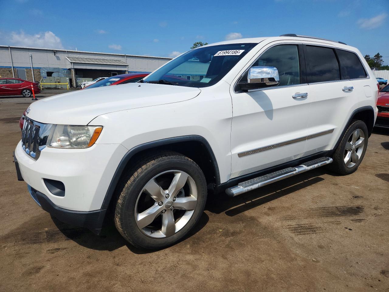 2013 Jeep Grand Cherokee Limited White vin: 1C4RJFBG9DC524527