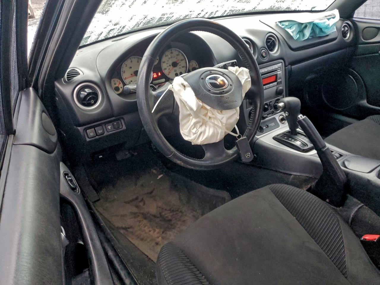2005 Mazda Mx-5 Miata Base Charcoal vin: JM1NB353750414159