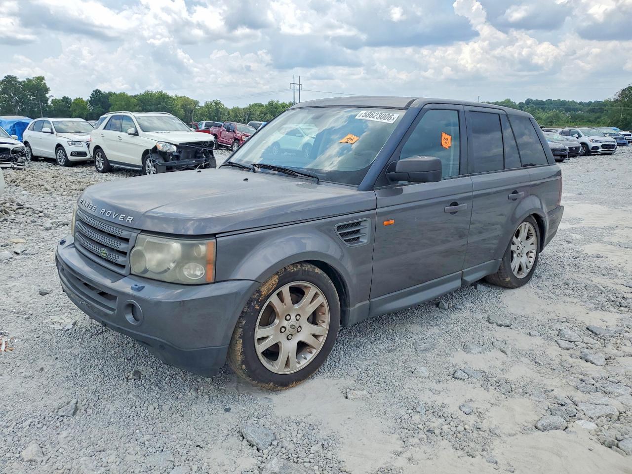 2006 Land Rover Range Rover Sport Hse Gray vin: SALSF25496A932305