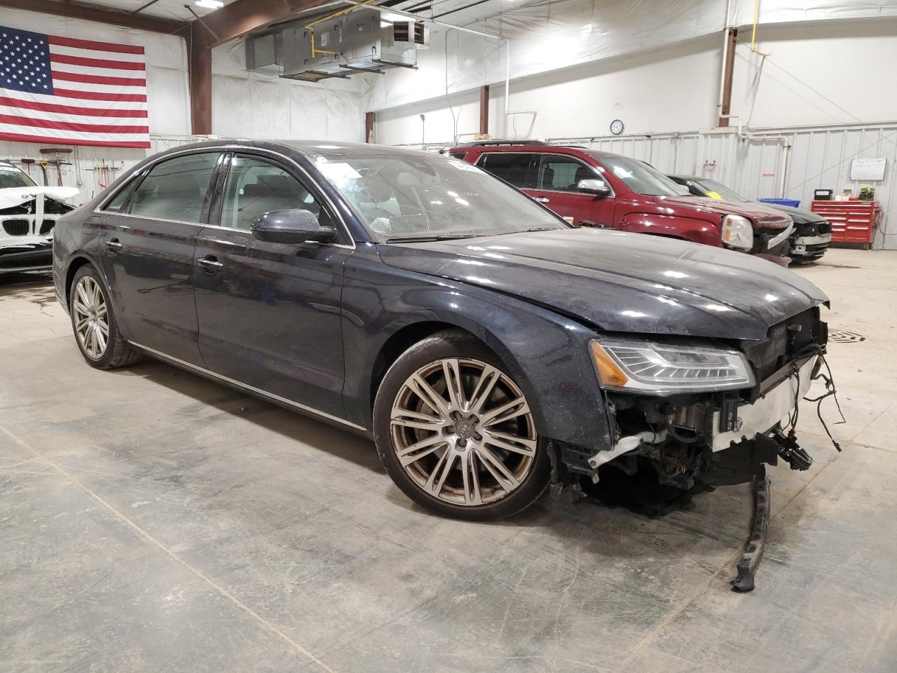 2015 Audi A8 L Quattro Blue vin: WAU3GAFD3FN005842