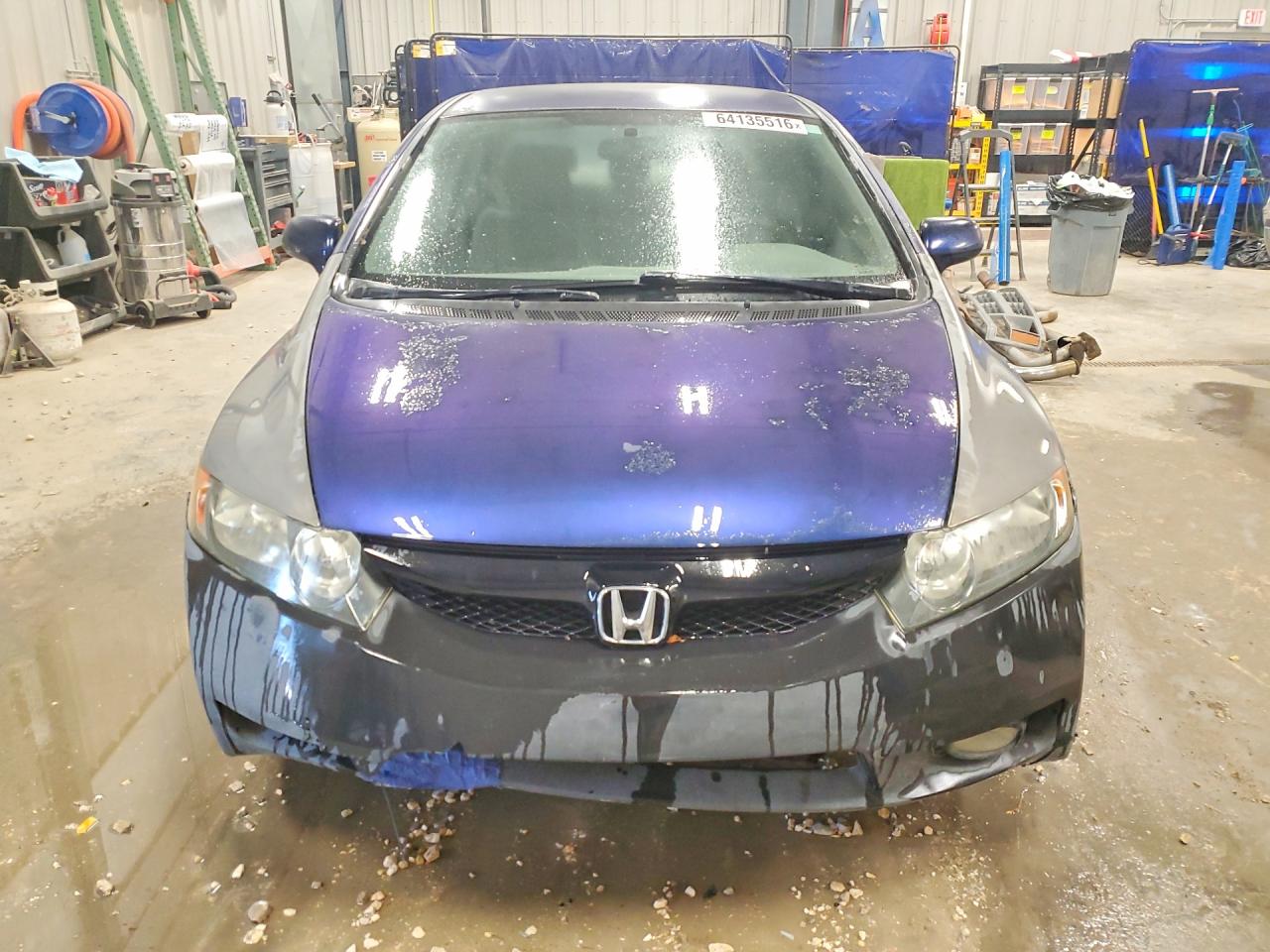 2009 Honda Civic Lx Blue vin: 2HGFA16519H507743