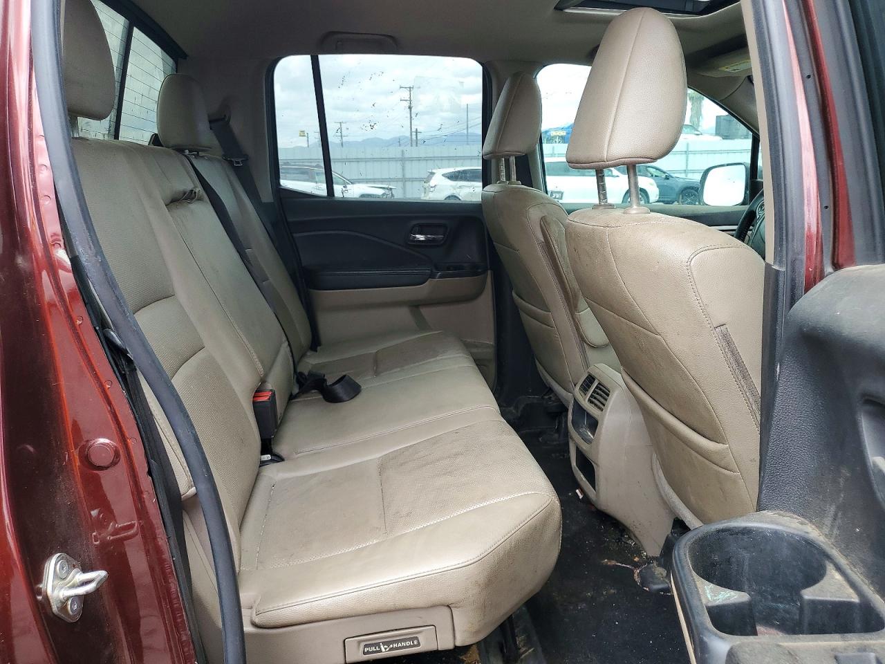 2019 Honda Ridgeline Rtl Темно-бордовый vin: 5FPYK2F62KB005202