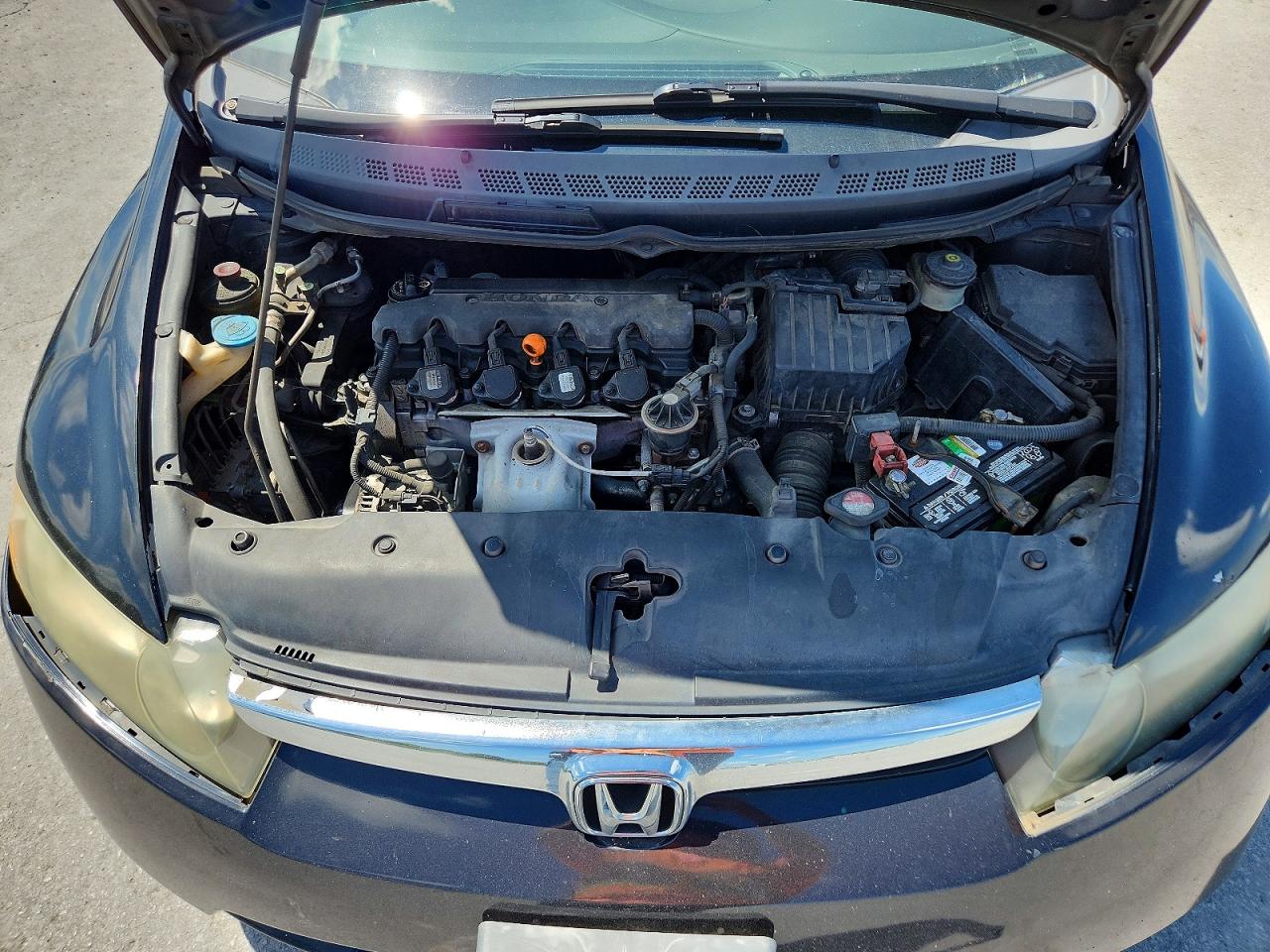 2007 Honda Civic Lx Black vin: 2HGFA16537H311736
