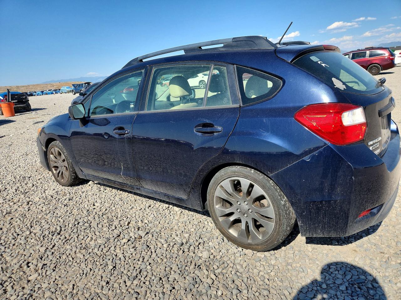 2014 Subaru Impreza Sport Limited Blue vin: JF1GPAS65EH235963