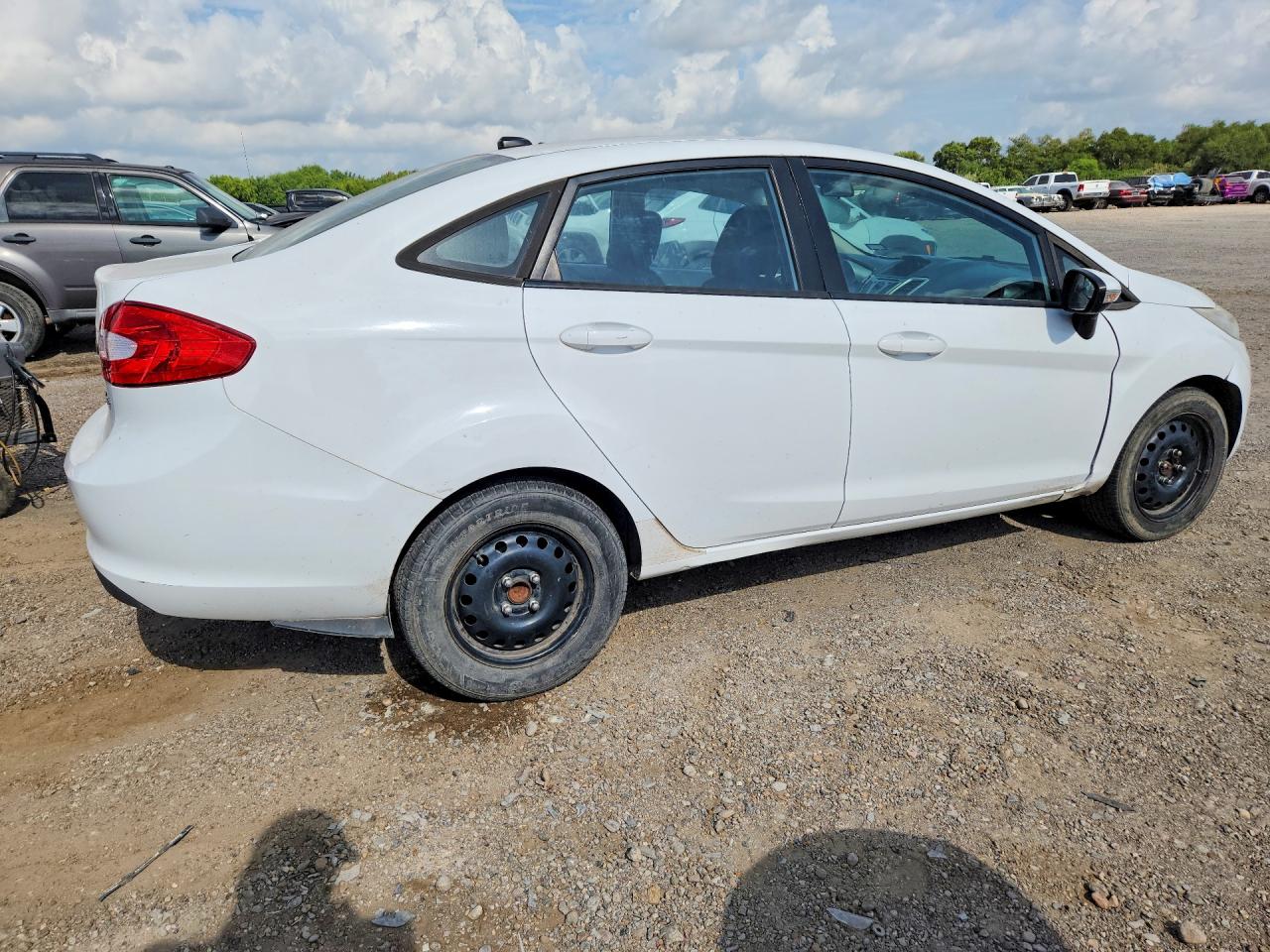2013 Ford Fiesta Se White vin: 3FADP4BJ8DM223552
