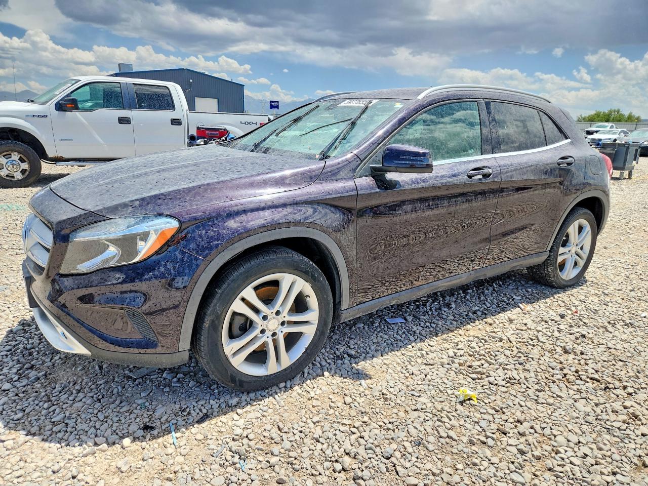 2015 Mercedes-benz Gla 250 4matic Purple vin: WDCTG4GB4FJ040604