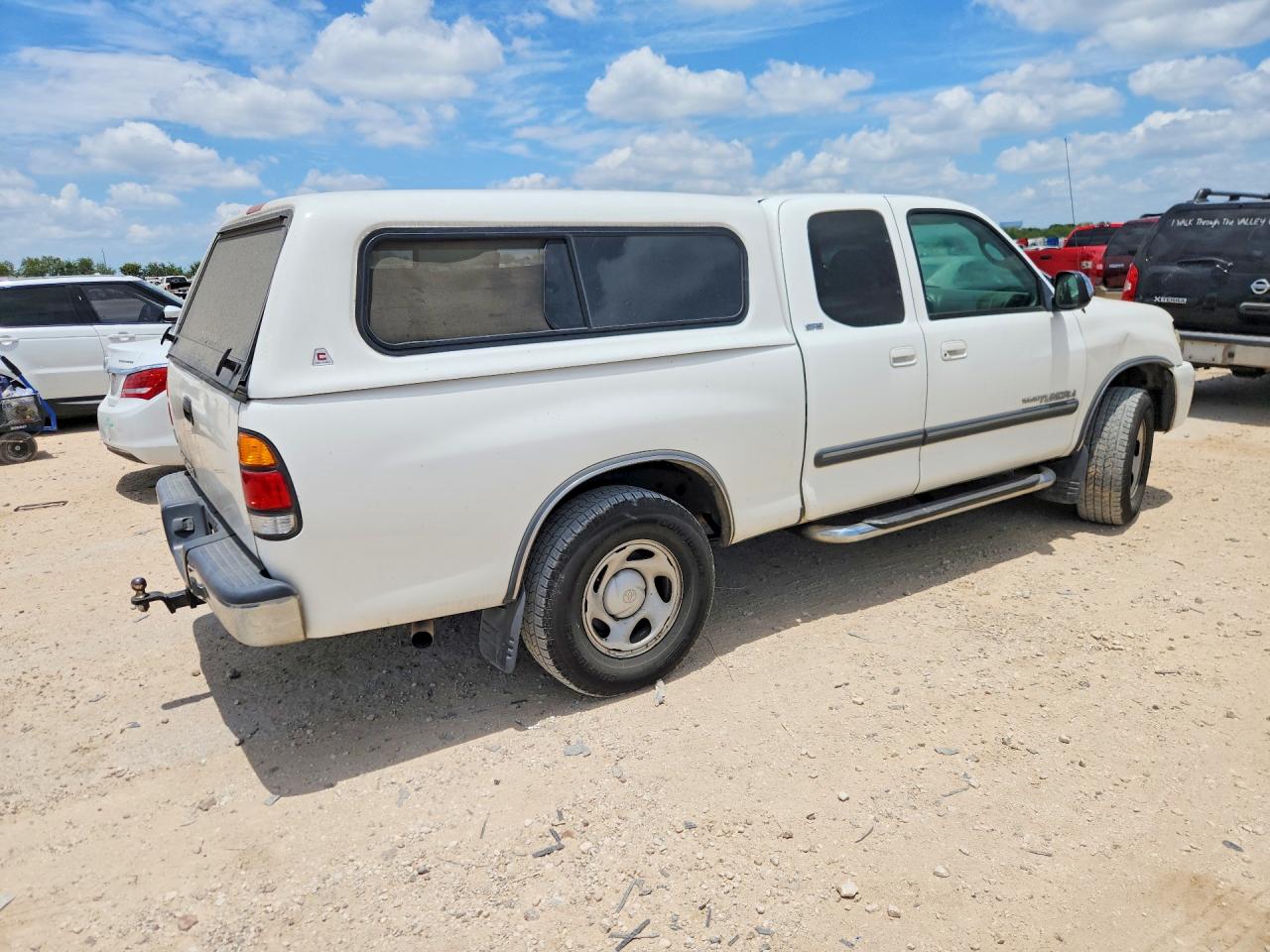 2003 Toyota Tundra Access Cab Sr5 White vin: 5TBRN34173S420829
