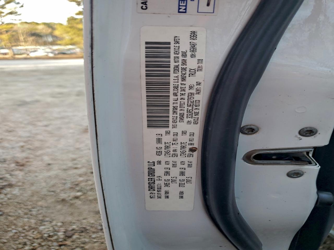 2014 Ram 2500 St Белый vin: 3C6UR5CJ9EG279760