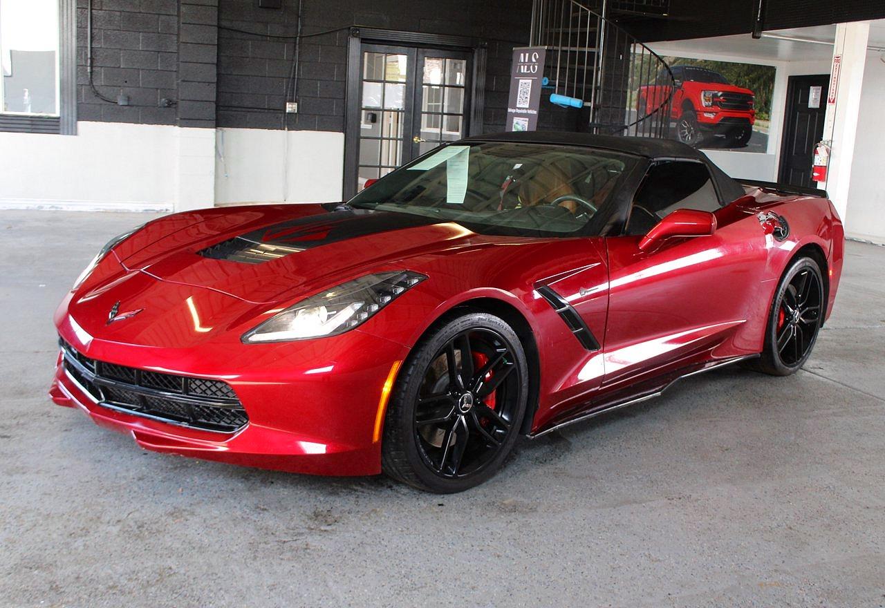 2015 Chevrolet Corvette Stingray Z51 2lt Красный vin: 1G1YK3D70F5106474