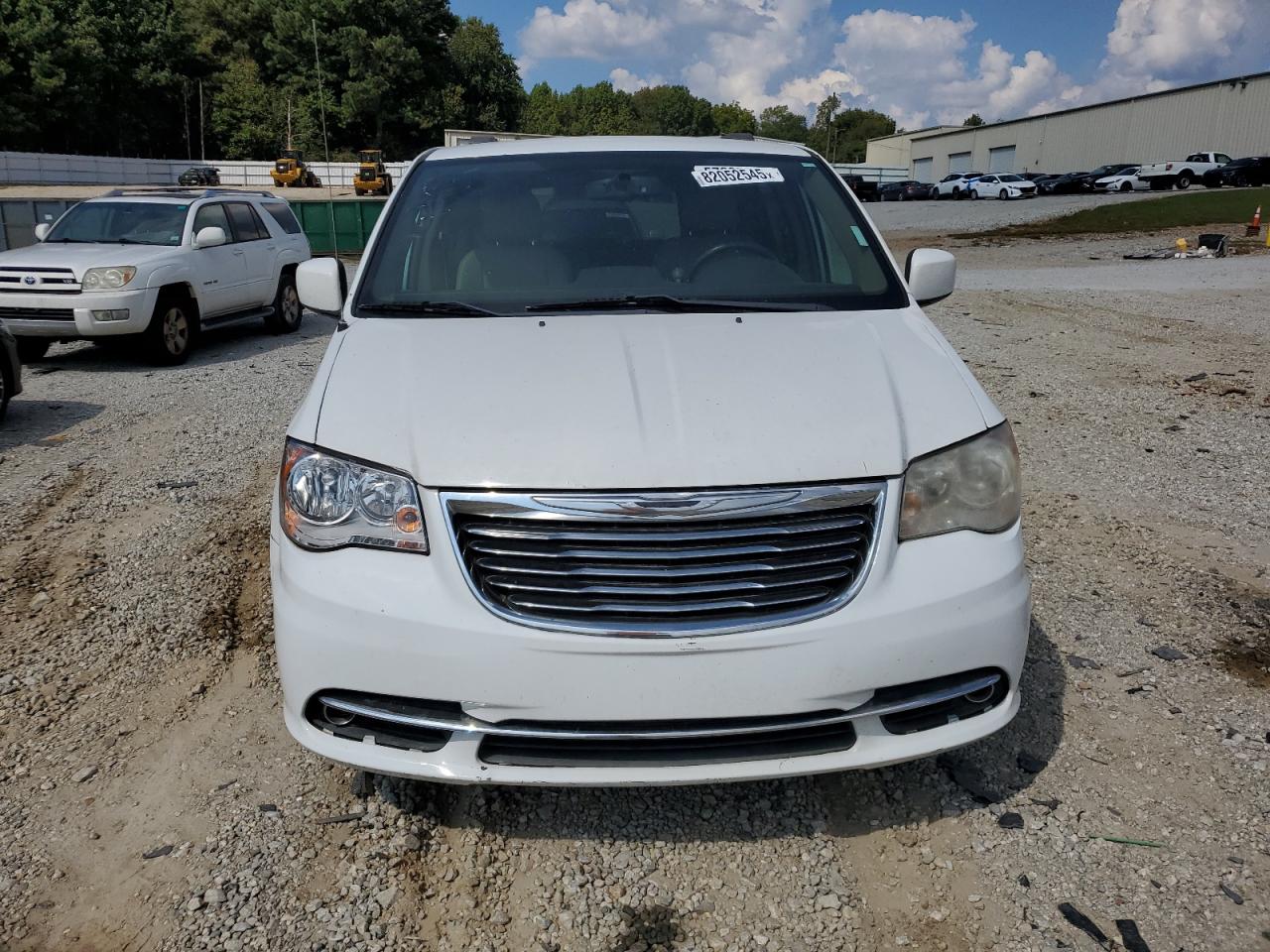 2014 Chrysler Town & Country Touring White vin: 2C4RC1BG1ER295234