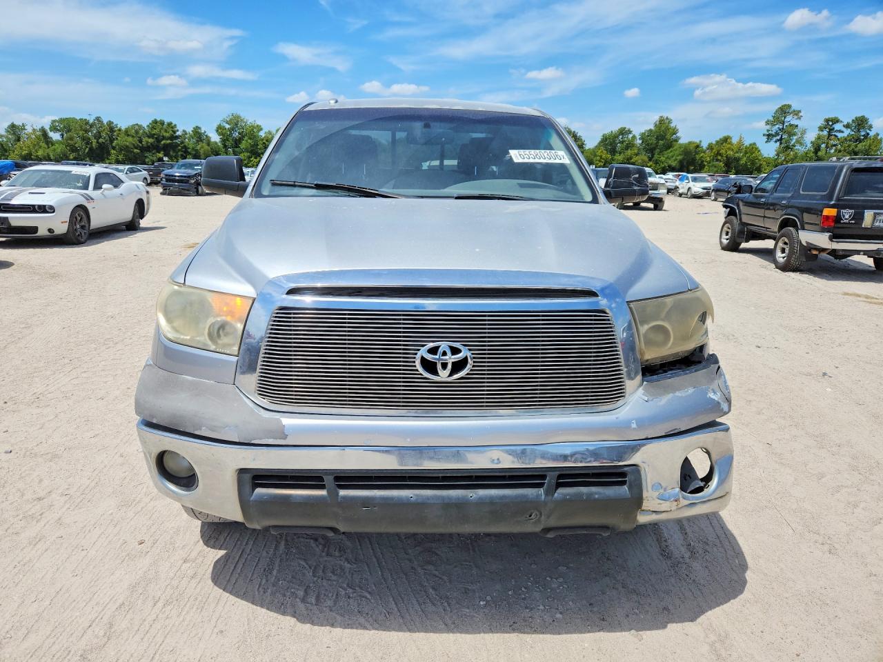 2013 Toyota Tundra Double Cab Sr5 Silver vin: 5TFRM5F15DX057526