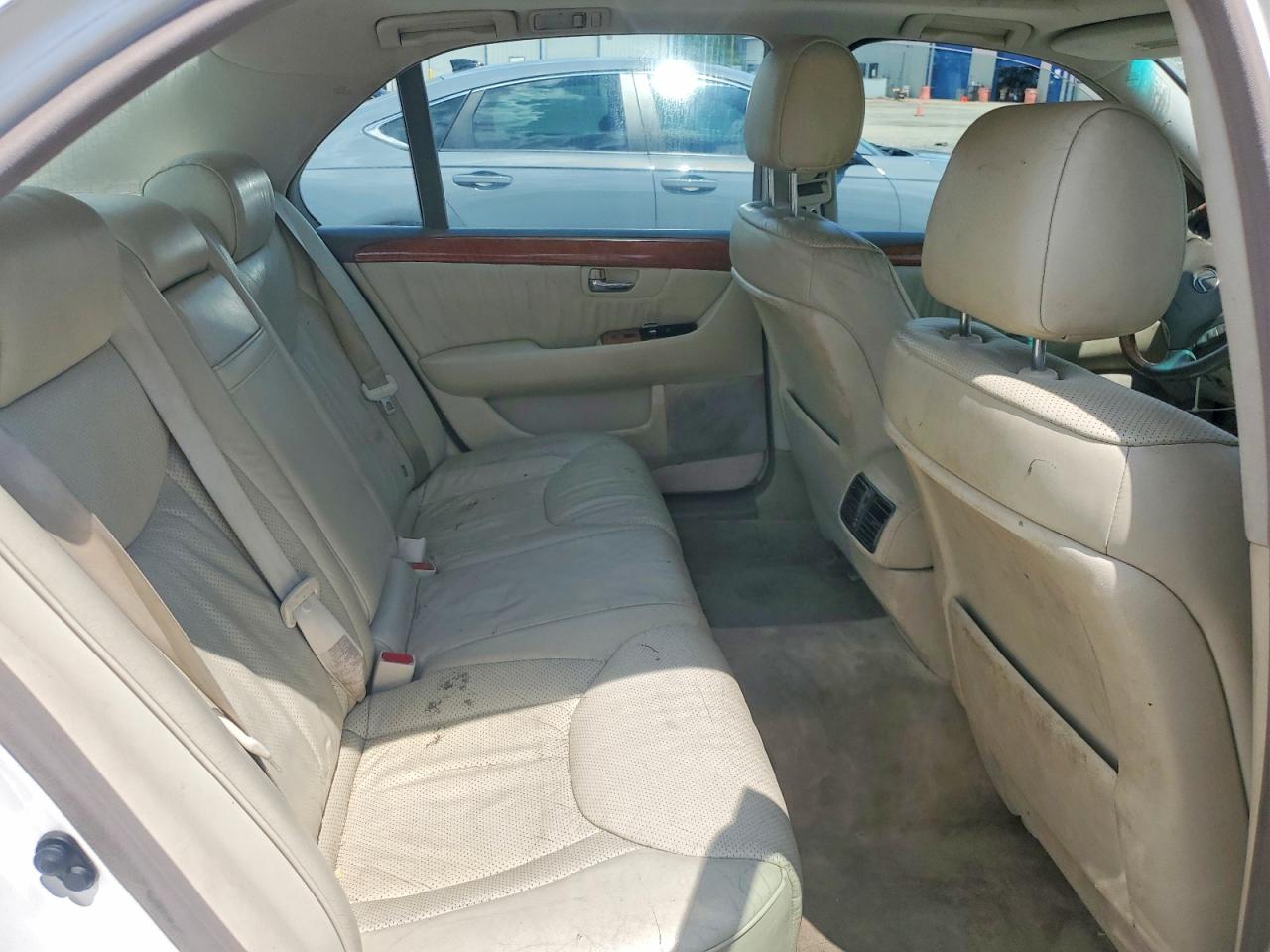 2003 Lexus Ls 430 White vin: JTHBN30F230102838