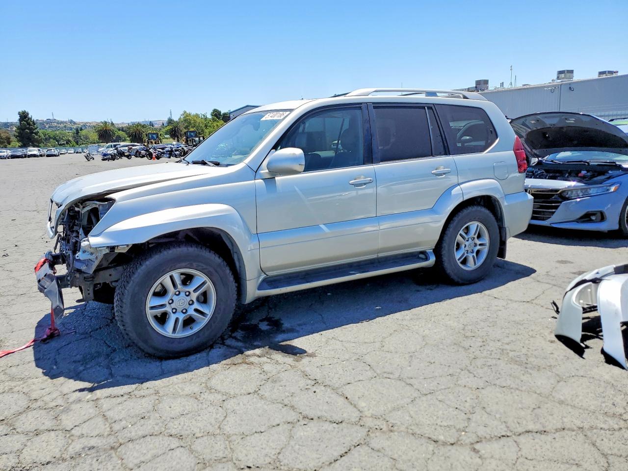 2003 Lexus Gx 470 Серебряный vin: JTJBT20XX30002638