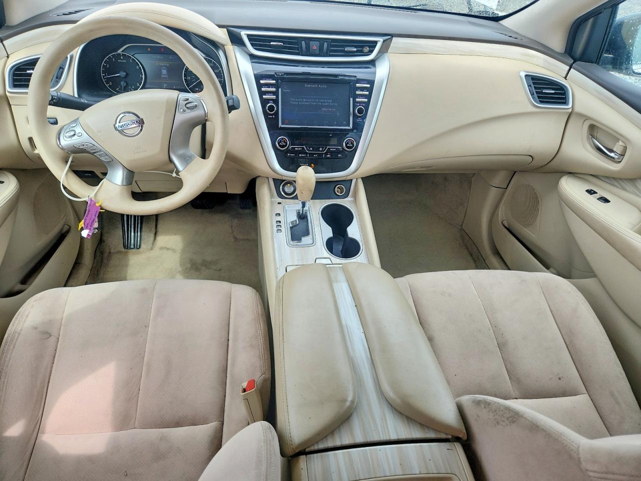 2015 Nissan Murano S White vin: 5N1AZ2MG4FN276153