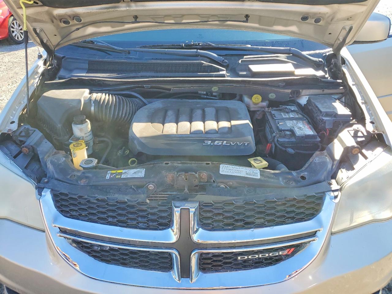 2014 Dodge Grand Caravan Sxt Beige vin: 2C4RDGCG3ER291569