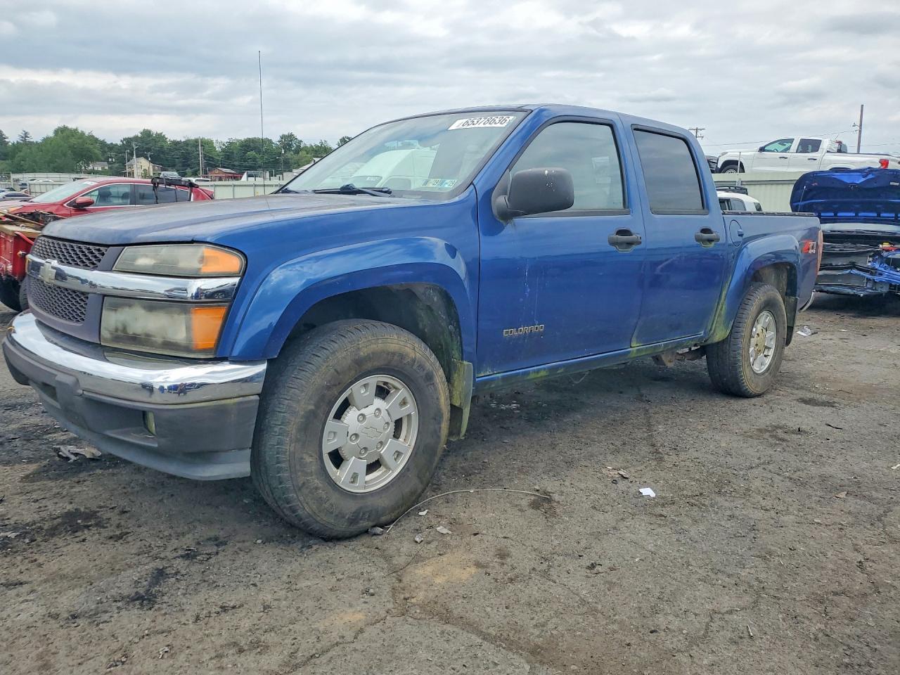 2005 Chevrolet Colorado Синий vin: 1GCDT136458182051