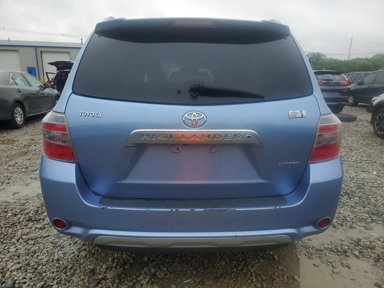 2009 Toyota Highlander Hybrid Limited Blue vin: JTEEW44A992028181