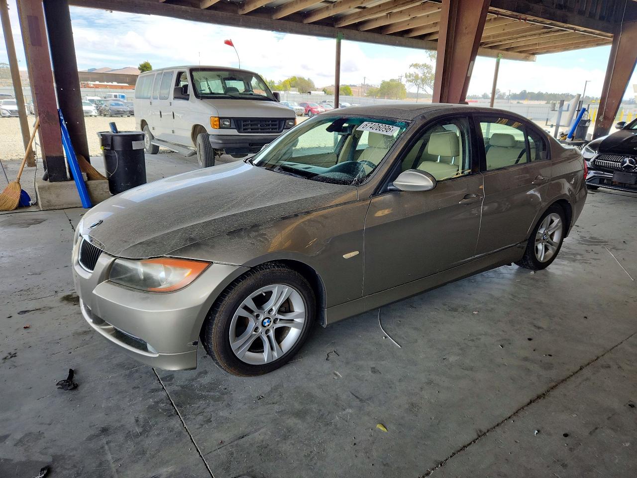 2008 Bmw 328 I Tan vin: WBAVA37508NL58281