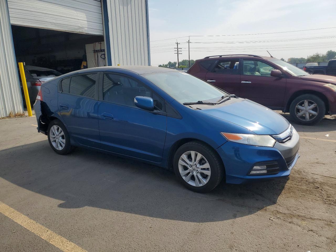 2012 Honda Insight Ex Blue vin: JHMZE2H79CS003752