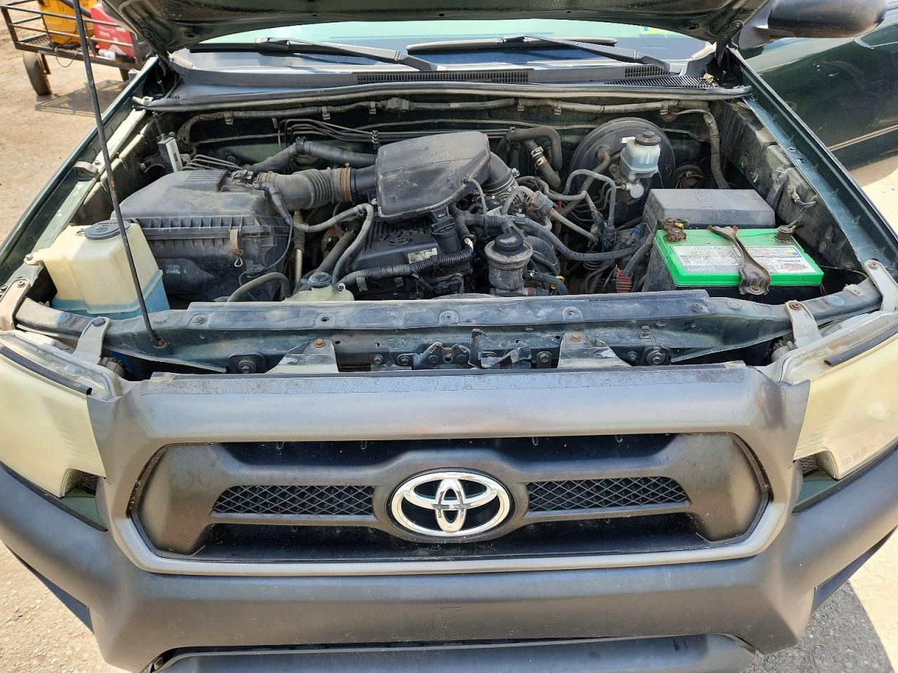 2012 Toyota Tacoma Base Green vin: 5TFPX4EN8CX011541
