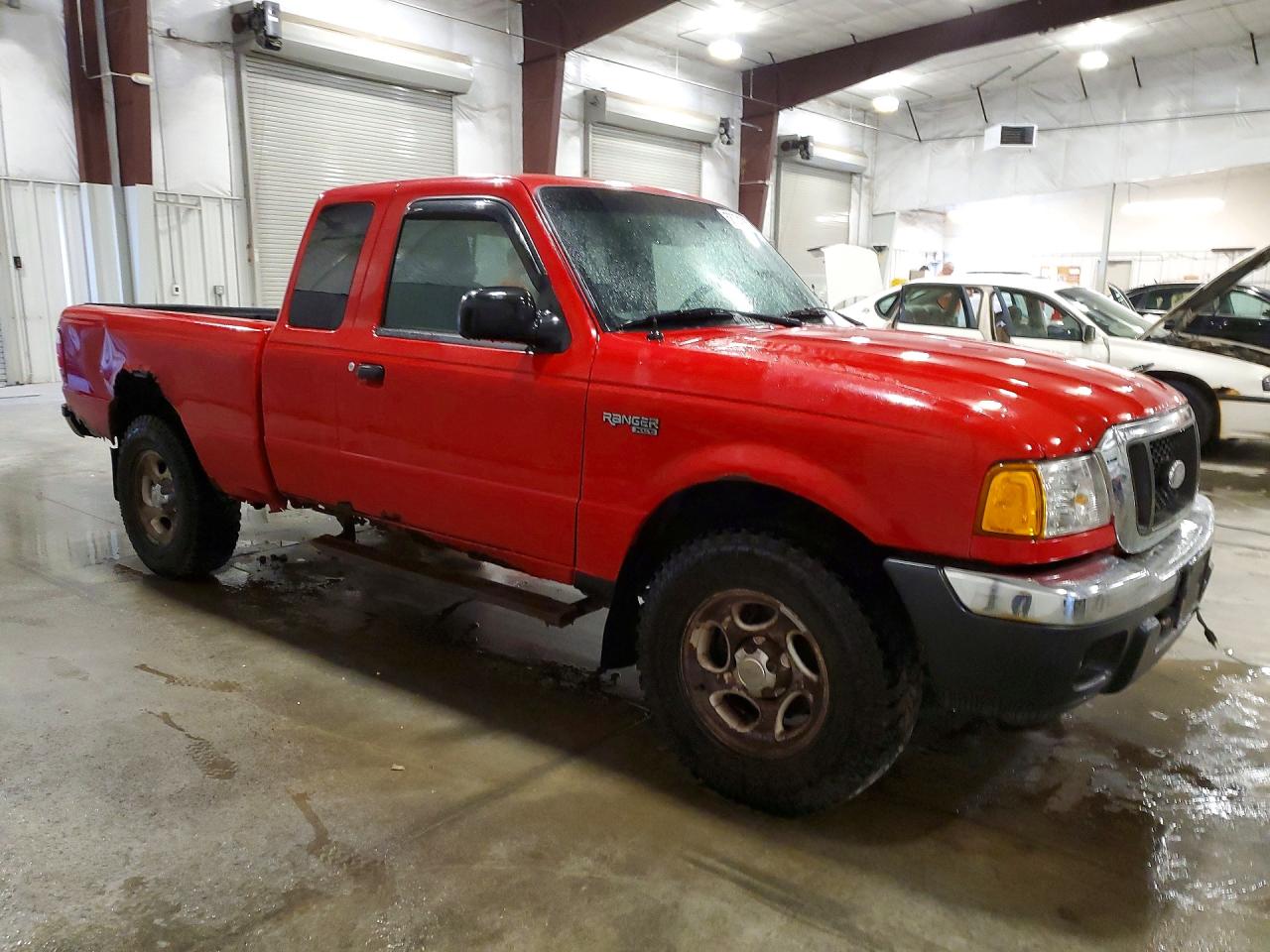 2004 Ford Ranger Super Cab Red vin: 1FTZR45E64PB38776