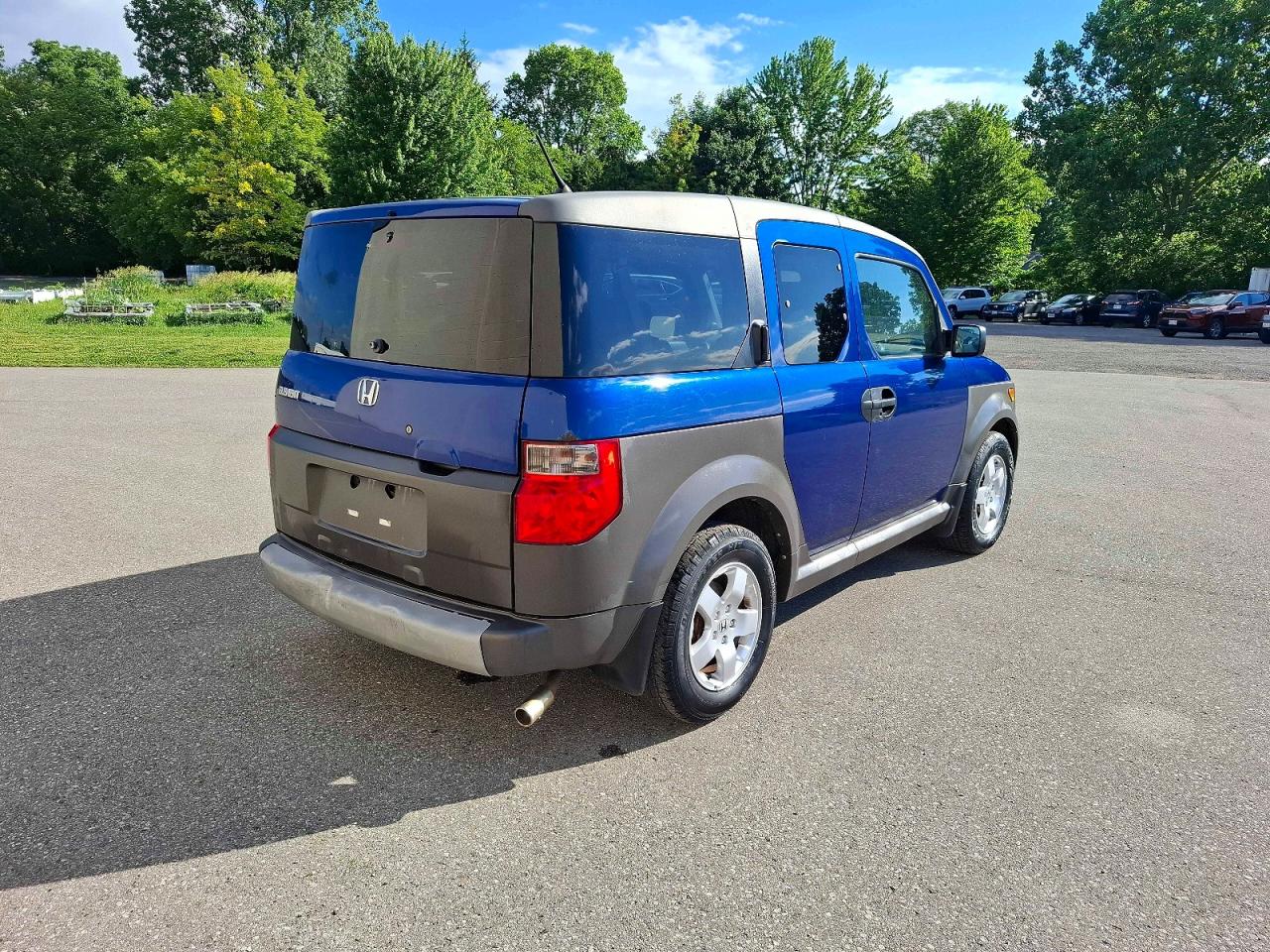 2005 Honda Element Ex Blue vin: 5J6YH18655L800173