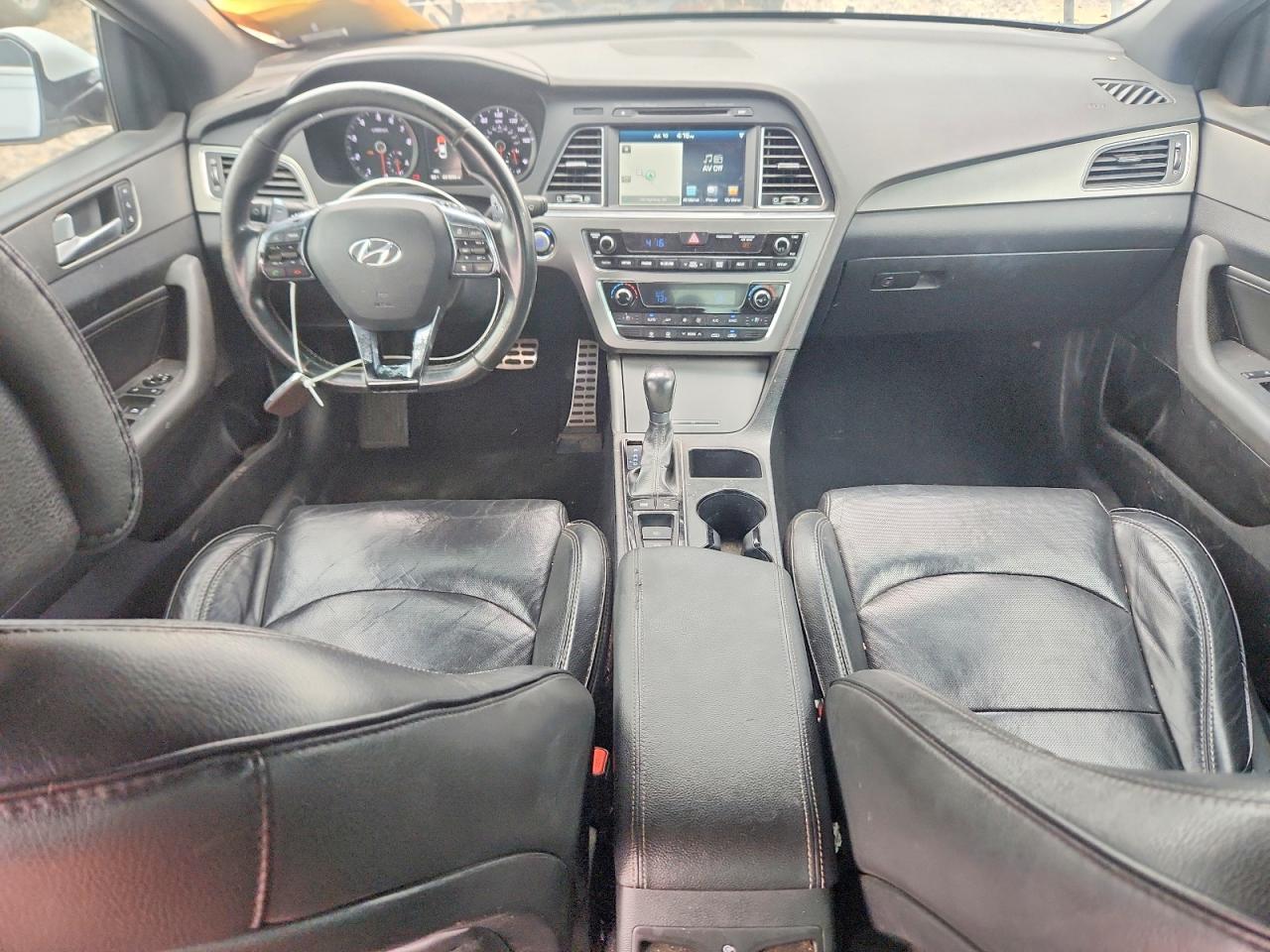 2015 Hyundai Sonata Limited 2.0t White vin: 5NPE34AB3FH250672