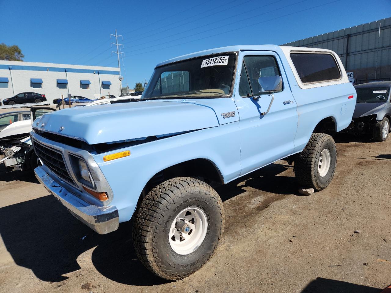1979 Ford Bronco Blue vin: U15HLEC3342