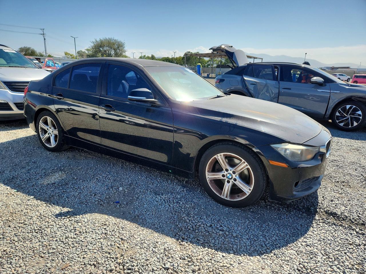 2014 Bmw 328 D Black vin: WBA3D3C57EK155857