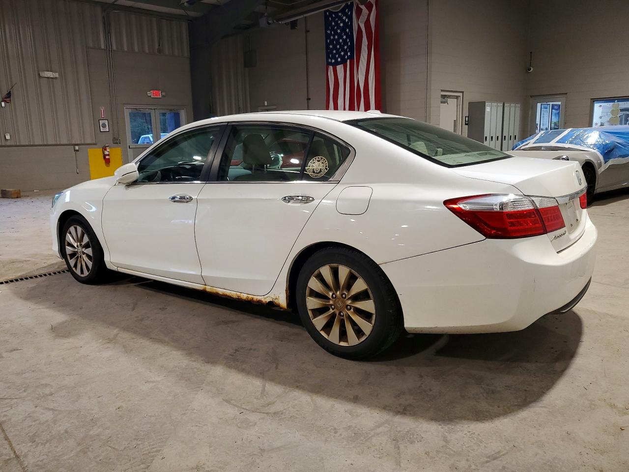 2013 Honda Accord Exl White vin: 1HGCR2F87DA176363