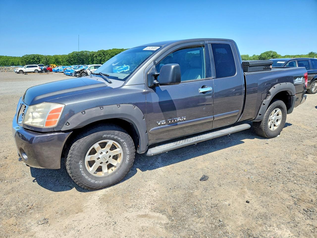 2006 Nissan Titan Xe Gray vin: 1N6AA06B76N512485