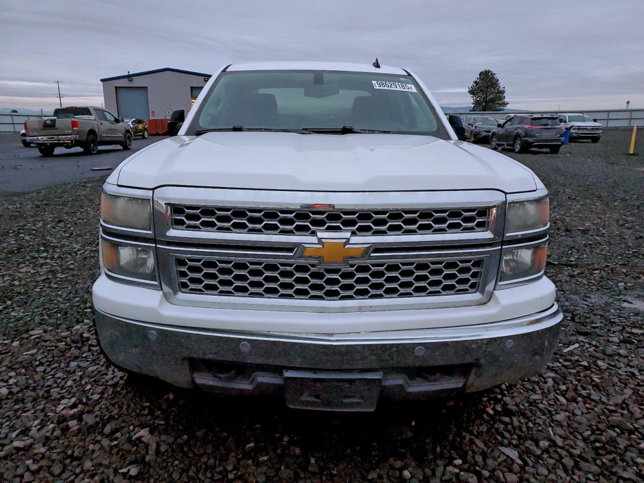 2014 Chevrolet Silverado K1500 Lt White vin: 3GCUKREH9EG240164