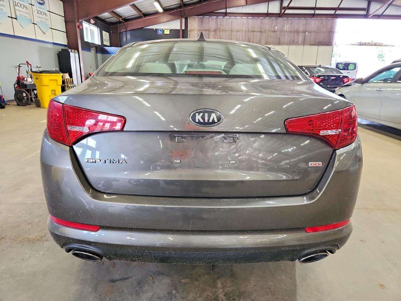 2013 Kia Optima Lx Gray vin: 5XXGM4A7XDG094561