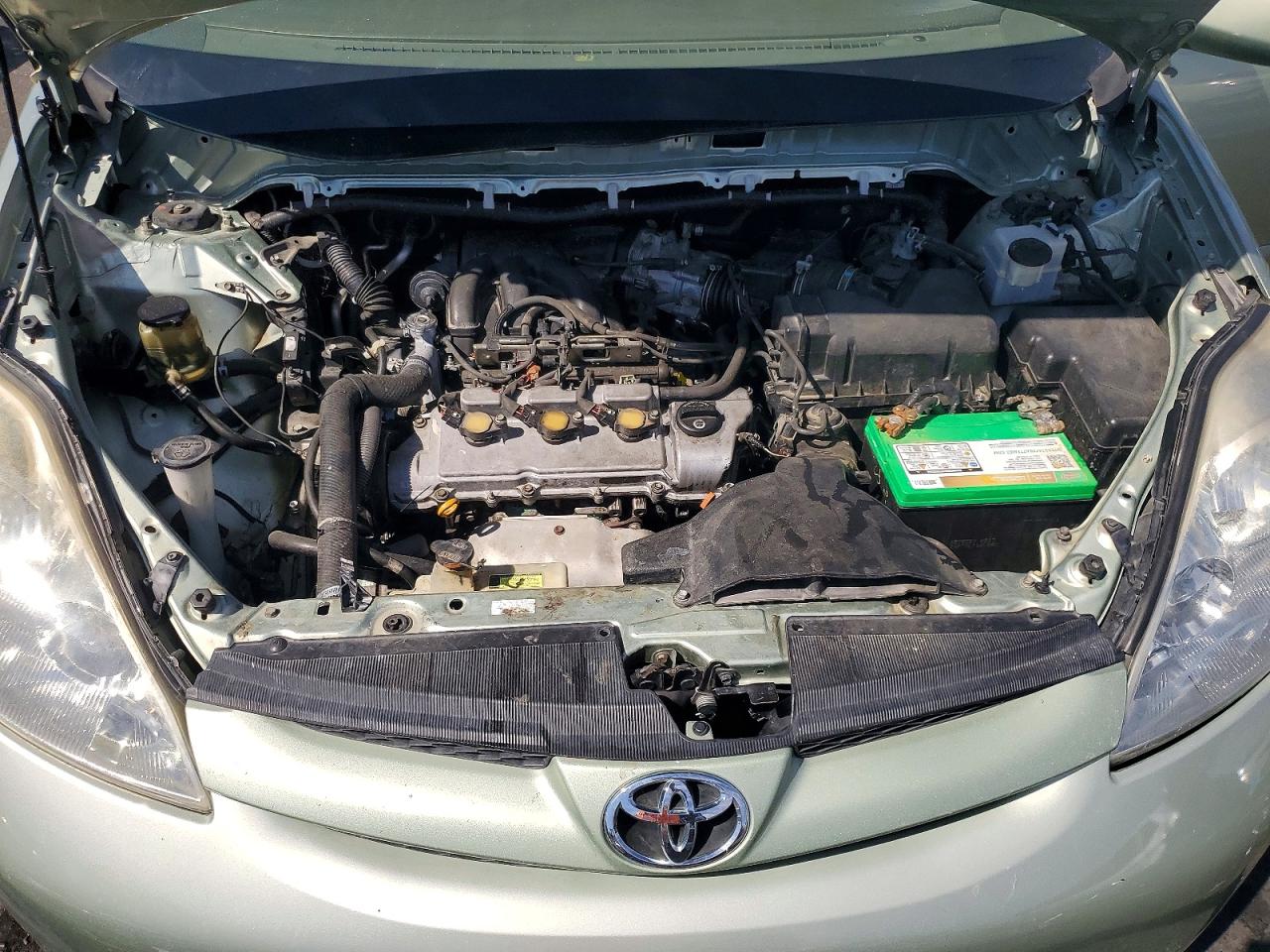 2006 Toyota Sienna Xle 7 Passenger Green vin: 5TDBA22C86S075799