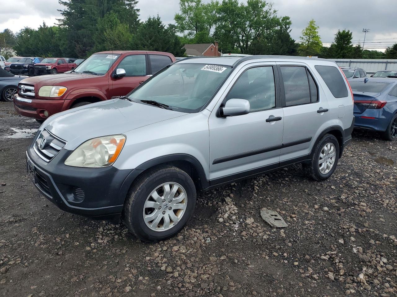 2005 Honda Cr-v Ex Серебряный vin: SHSRD78875U311165
