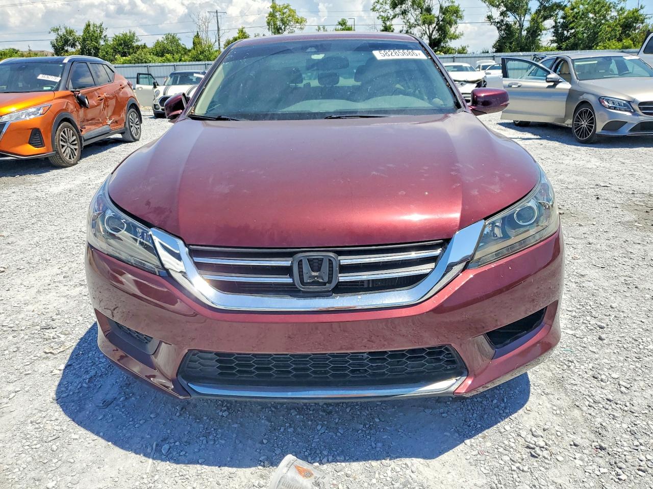 2015 Honda Accord Hybrid Exl Burgundy vin: 1HGCR6F52FA011837